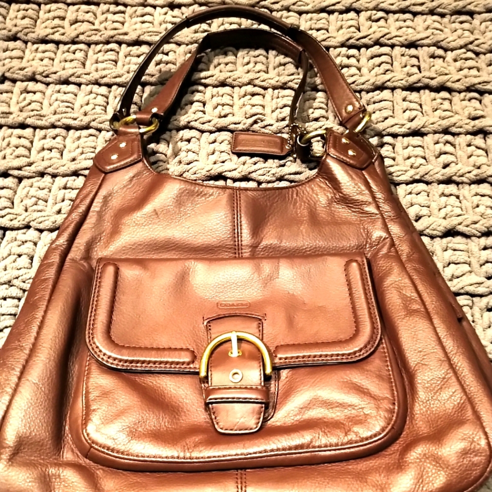Coach Satchel in supersoft leather